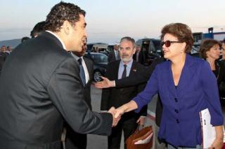 Με την Πρόεδρο της Βραζιλίας, Dilma Rousseff