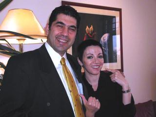 Με τη δημοσιογράφο Μαλβίνα Κάραλη